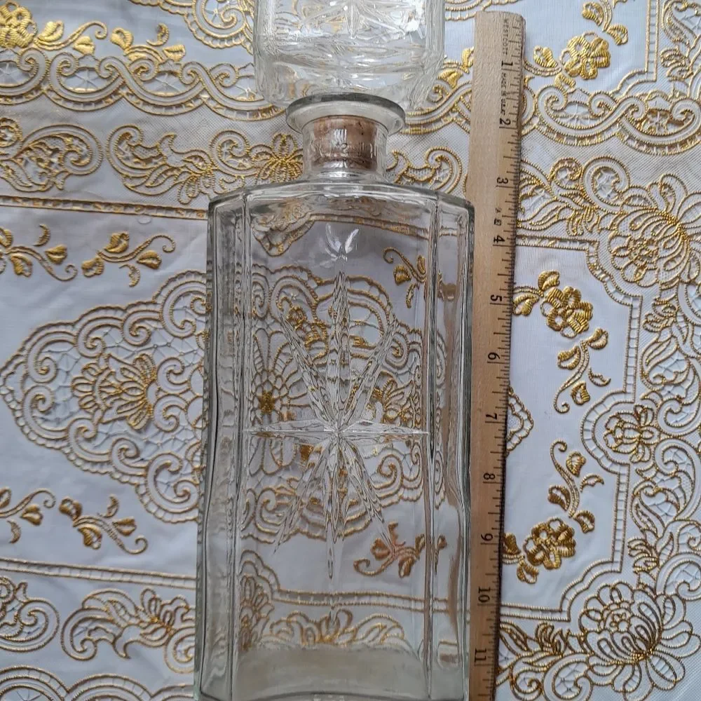 Vintage Schenley Embossed Whiskey Bottle Decanter w/Stoppers 1950’s …